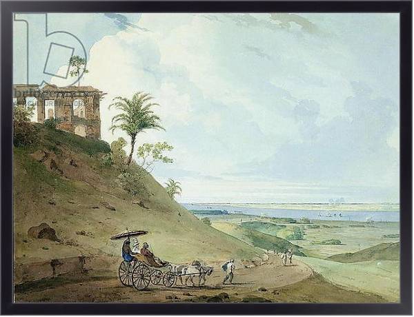 Постер Ruins on Pir Pihar, near Monghy, Bihar, 1790 с типом исполнения На холсте в раме в багетной раме 221-01