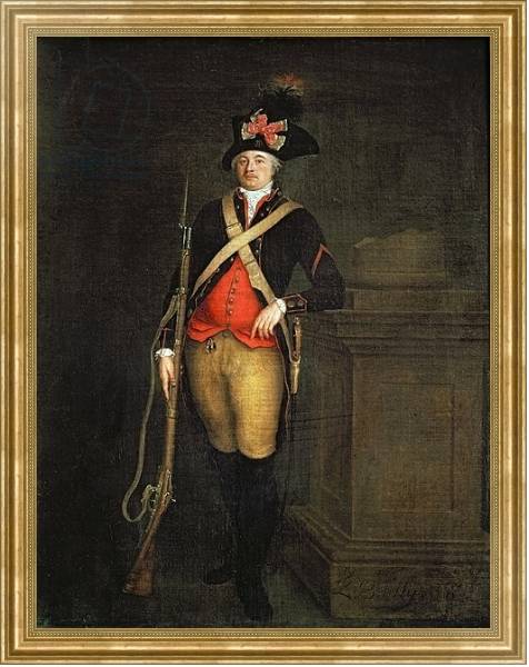 Постер Portrait of Louis-Philippe-Joseph d'Orleans с типом исполнения На холсте в раме в багетной раме NA033.1.051