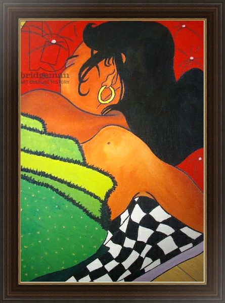Постер Sleeping girl, 2001, oil on canvas с типом исполнения На холсте в раме в багетной раме 1.023.151