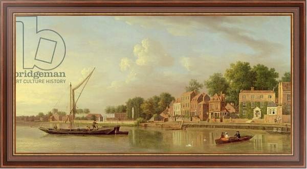 Постер The Thames at Twickenham, c.1760 с типом исполнения На холсте в раме в багетной раме 35-M719P-83