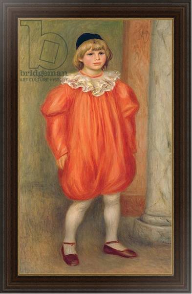 Постер Claude Renoir in a clown costume, 1909 с типом исполнения На холсте в раме в багетной раме 1.023.151