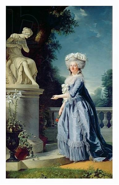 Постер Portrait of Marie-Louise Victoire de France с типом исполнения На холсте в раме в багетной раме 221-03