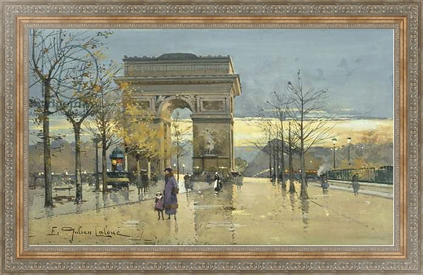 Постер Arc de Triomphe с типом исполнения На холсте в раме в багетной раме 484.M48.310