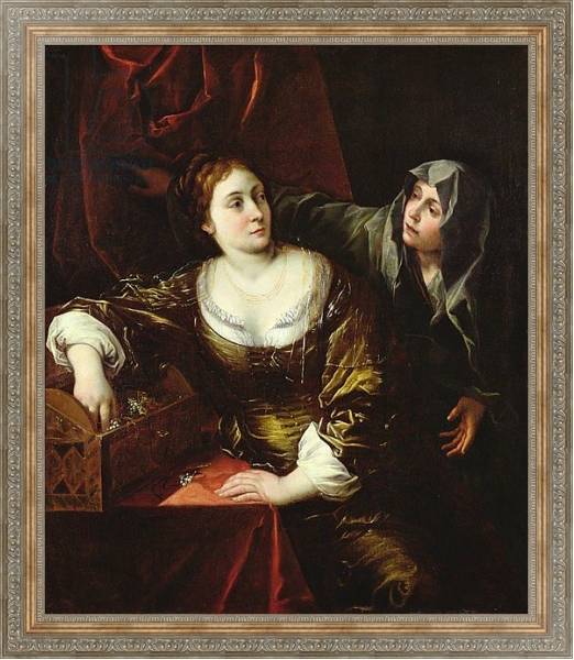 Постер Martha and Mary or, Woman with her Maid с типом исполнения На холсте в раме в багетной раме 484.M48.310