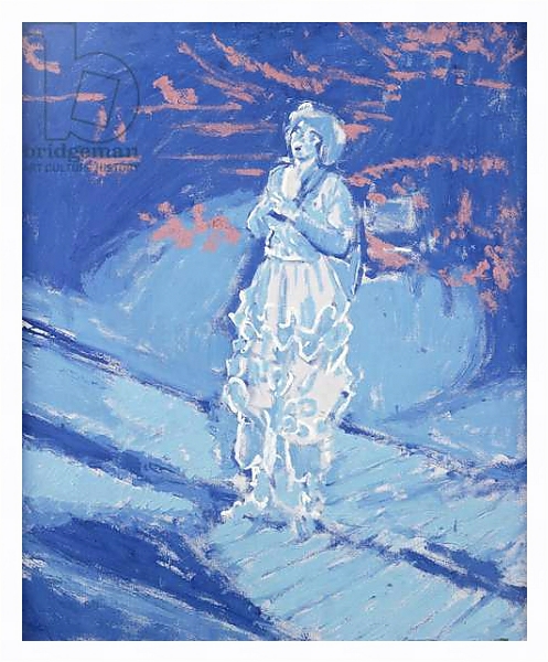 Постер Miss Hilda Glyder on Stage, с типом исполнения На холсте в раме в багетной раме 221-03