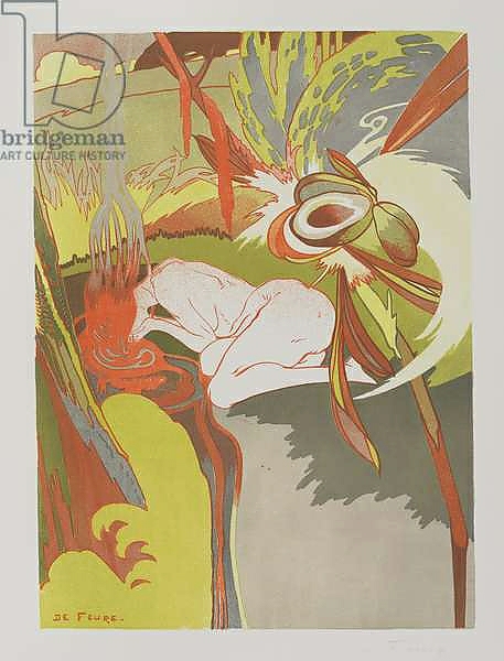 Постер La Source du Mal, 1894 с типом исполнения На холсте без рамы