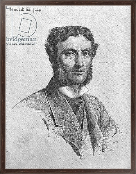 Постер Matthew Arnold, 1881 с типом исполнения На холсте в раме в багетной раме 221-02.QA