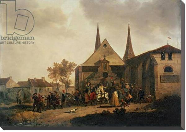 Постер Pillage of a Church during the Revolution с типом исполнения На холсте без рамы