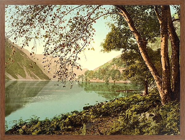 Постер Шотландия. Живописный пейзаж с типом исполнения На холсте в раме в багетной раме 1727.4310