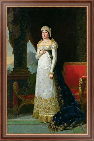 Постер Marie-Laetitia Ramolino 1813 с типом исполнения На холсте в раме в багетной раме 35-M719P-83
