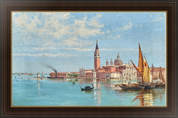 Постер Venice, a View of San Giorgio Maggiore с типом исполнения На холсте в раме в багетной раме 1.023.151