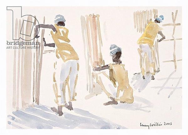 Постер The Bamboo Fence, Senegal, 2003 с типом исполнения На холсте в раме в багетной раме 221-03