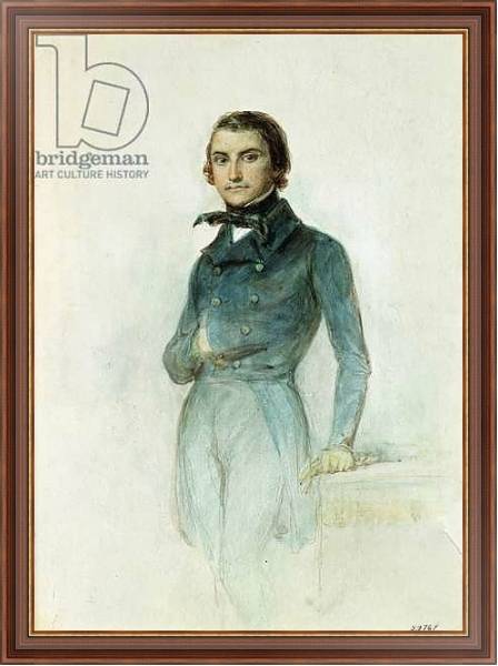Постер Jean Joseph Louis Blanc 1835 с типом исполнения На холсте в раме в багетной раме 35-M719P-83