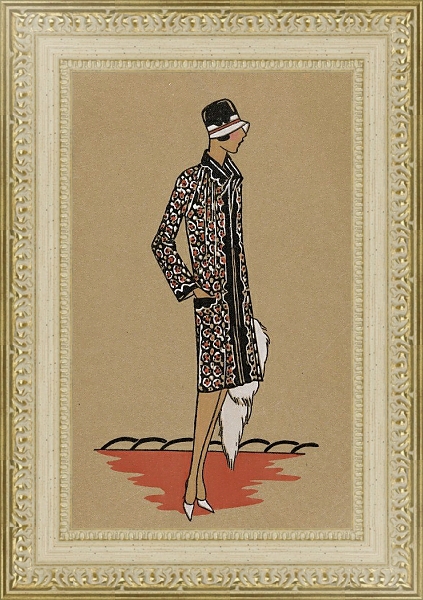 Постер Création PREMET с типом исполнения Акварель в раме в багетной раме 484.M48.725