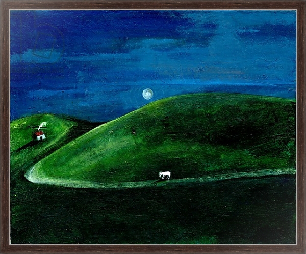 Постер Night Return, 2003, с типом исполнения На холсте в раме в багетной раме 221-02