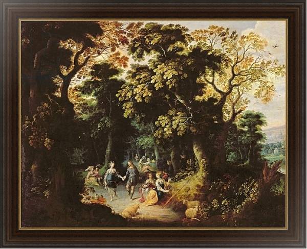 Постер The Dance in the Forest с типом исполнения На холсте в раме в багетной раме 1.023.151