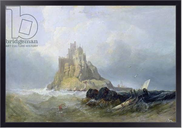 Постер St. Michael's Mount, Cornwall с типом исполнения На холсте в раме в багетной раме 221-01