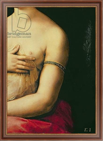 Постер La Fornarina, c.1516 2 с типом исполнения На холсте в раме в багетной раме 35-M719P-83