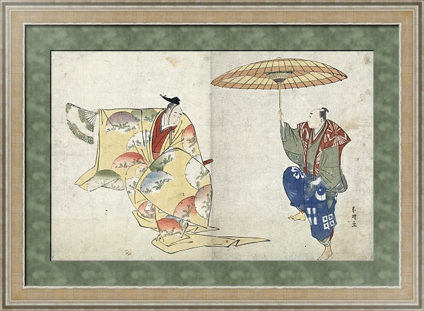 Постер Suehirogari с типом исполнения Акварель в раме в багетной раме 485.M40.584