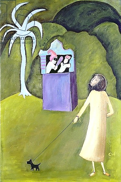 Постер Punch and Judy, 1983 с типом исполнения На холсте без рамы