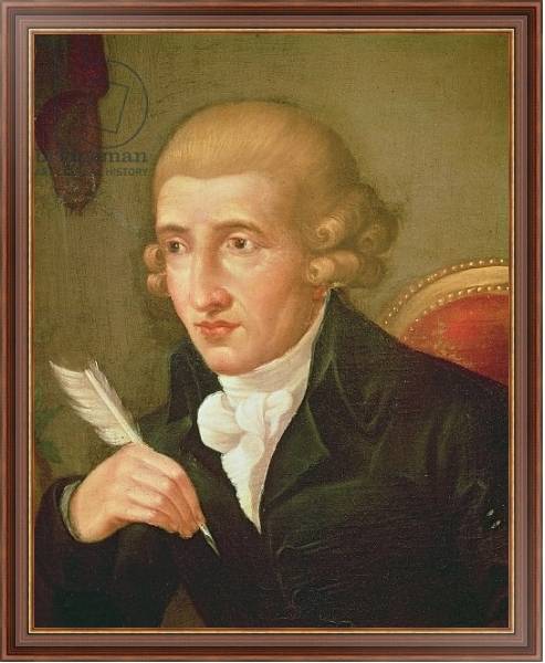 Постер Portrait of Joseph Haydn с типом исполнения На холсте в раме в багетной раме 35-M719P-83