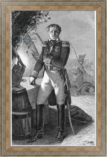 Постер Portrait of Laurent de Gouvion Saint-Cyr, Marquis de Gouvion and Marshal of France с типом исполнения На холсте в раме в багетной раме 484.M48.310