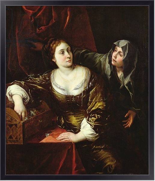 Постер Martha and Mary or, Woman with her Maid с типом исполнения На холсте в раме в багетной раме 221-01