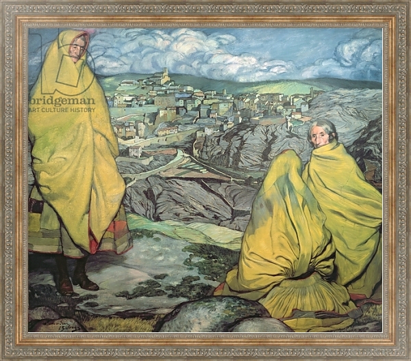 Постер Women of Sepulveda, 1909 с типом исполнения На холсте в раме в багетной раме 484.M48.310