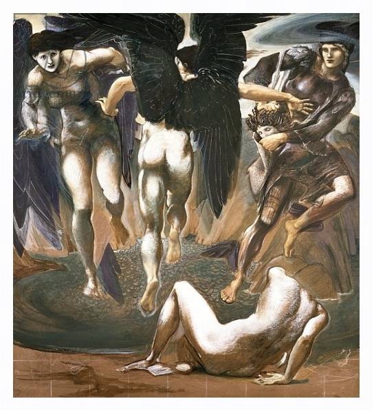 Постер The Death of Medusa II, 1882 с типом исполнения На холсте в раме в багетной раме 221-03