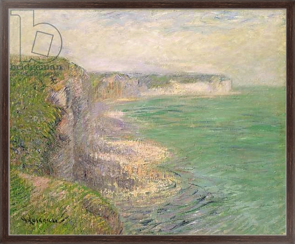 Постер The Cliffs at Fecamp, c.1920 с типом исполнения На холсте в раме в багетной раме 221-02