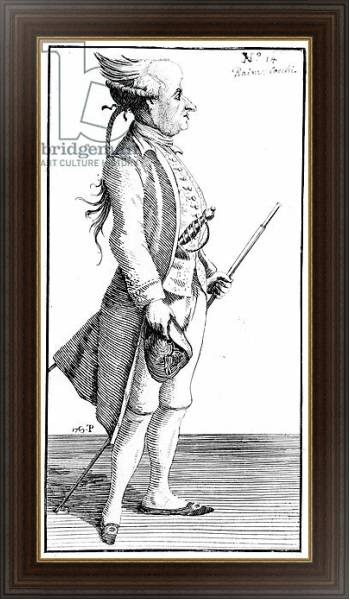 Постер Caricature of Raimondo Cocchi с типом исполнения На холсте в раме в багетной раме 1.023.151