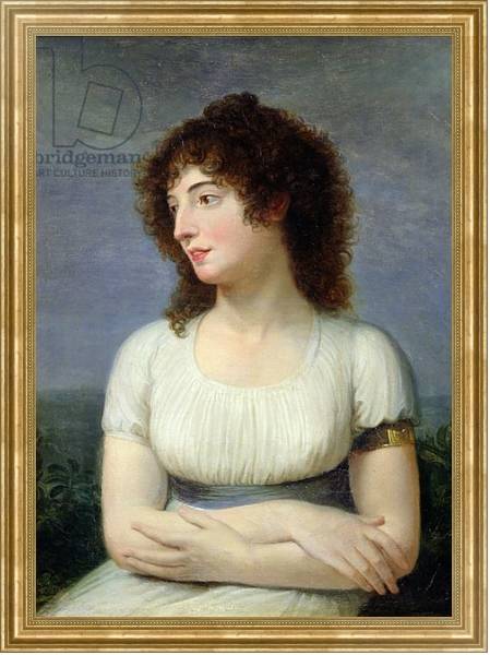 Постер Laure de Guesnon de Bonneuil, Countess Regnaud de Saint-Jean d'Angely с типом исполнения На холсте в раме в багетной раме NA033.1.051