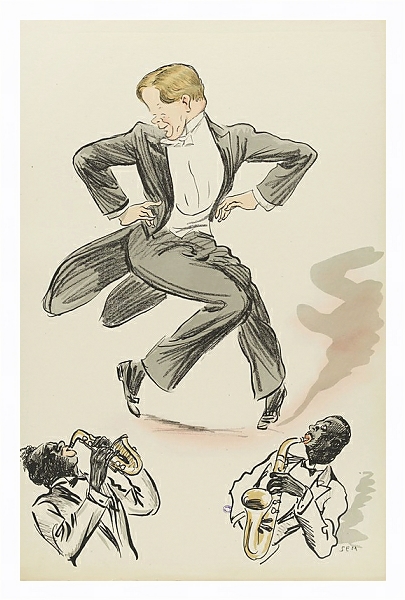 Постер Rip danse le charleston с типом исполнения На холсте в раме в багетной раме 221-03