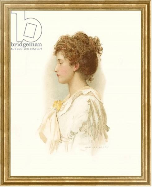 Постер Tennyson's Adeline с типом исполнения На холсте в раме в багетной раме NA033.1.051