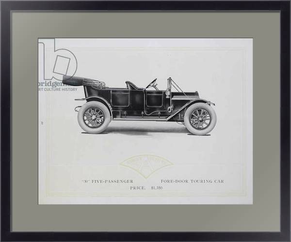 Постер Abbott-Detroit Motor Cars, 1911 с типом исполнения Под стеклом в багетной раме 221-01