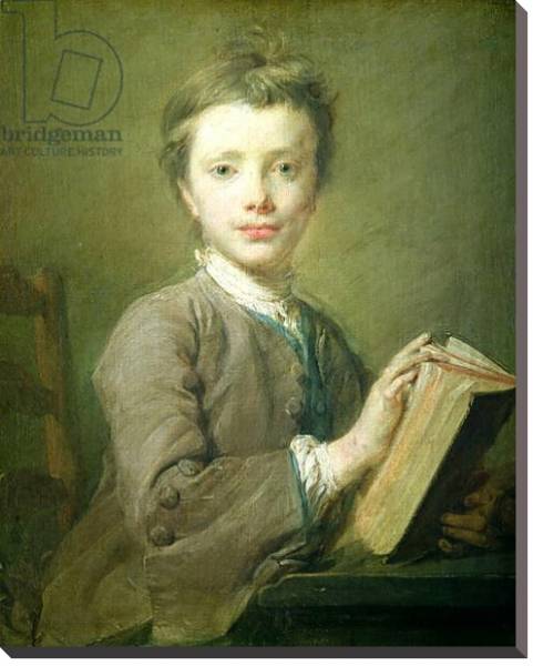 Постер A Boy with a Book, c.1740 с типом исполнения На холсте без рамы