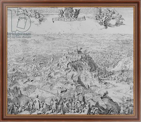 Постер The Siege of Namur, 1695 с типом исполнения На холсте в раме в багетной раме 35-M719P-83