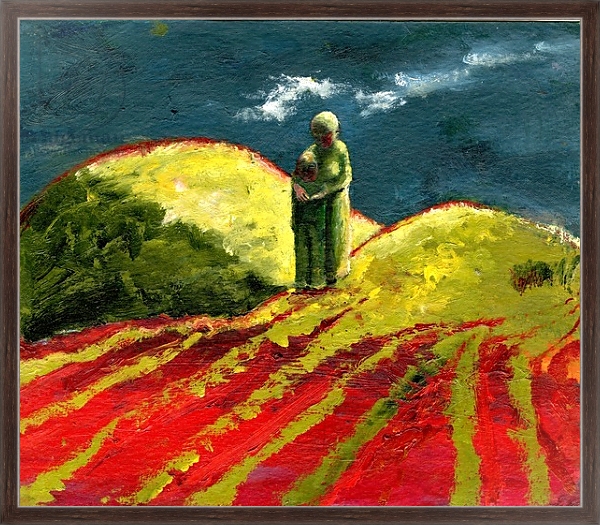 Постер Red Earth, 2015, с типом исполнения На холсте в раме в багетной раме 221-02