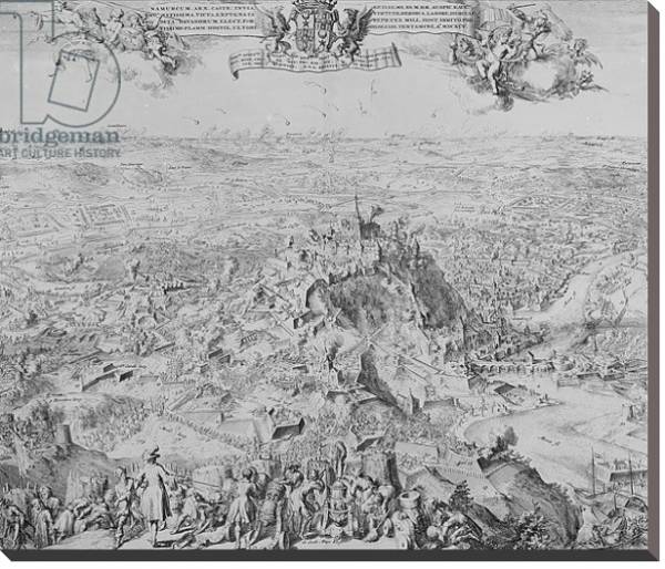 Постер The Siege of Namur, 1695 с типом исполнения На холсте без рамы