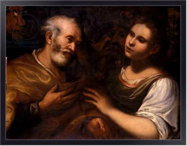 Постер St. Peter and Mary Magdalene, c.1600 с типом исполнения На холсте в раме в багетной раме 221-01