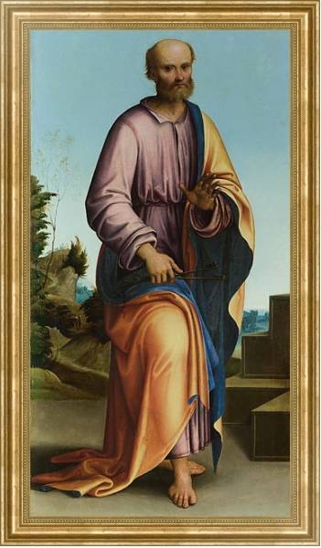Постер Святой Петр с типом исполнения На холсте в раме в багетной раме NA033.1.051