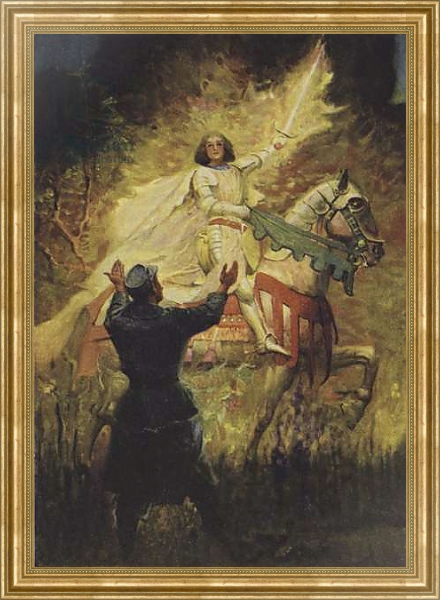 Постер Joan of Arc 1 с типом исполнения На холсте в раме в багетной раме NA033.1.051