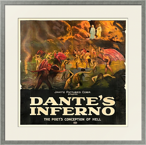 Постер Dante Inferno с типом исполнения Под стеклом в багетной раме 1727.2510