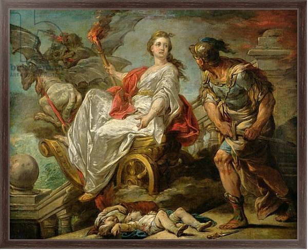 Постер Jason and Medea, 1759 с типом исполнения На холсте в раме в багетной раме 221-02
