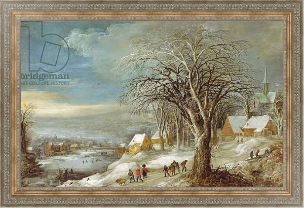 Постер Winter Landscape 8 с типом исполнения На холсте в раме в багетной раме 484.M48.310
