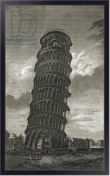 Постер The Leaning Tower of Pisa с типом исполнения На холсте в раме в багетной раме 221-01