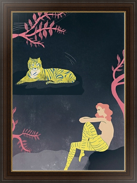 Постер Skowronska Ewelina 05 с типом исполнения На холсте в раме в багетной раме 1.023.151