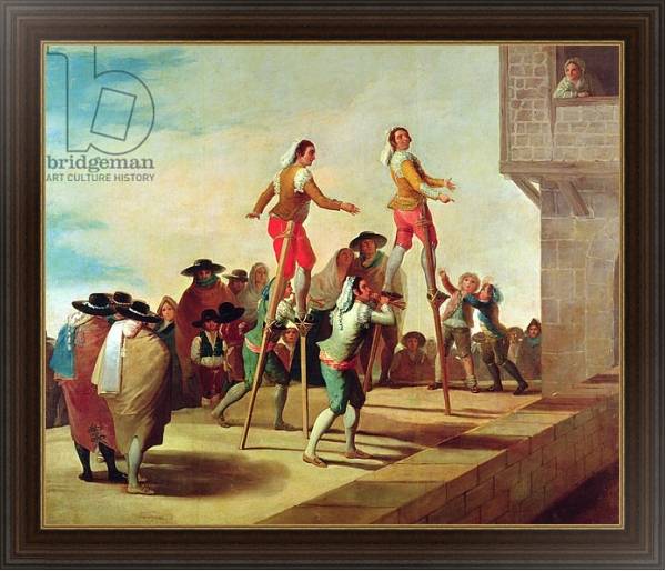 Постер The Stilts, c.1791-92 с типом исполнения На холсте в раме в багетной раме 1.023.151