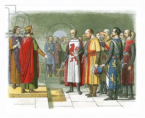 Постер King Henry III and his Parliament с типом исполнения На холсте в раме в багетной раме 221-03