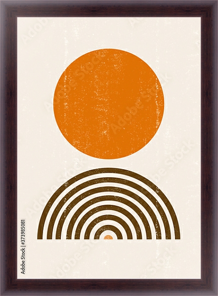 Постер Утомленное солнце 60 с типом исполнения На холсте в раме в багетной раме 35-M719P-83